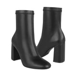 BOTINES DAMA STYLO 10505 SIMIPIEL NEGRO