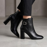 BOTINES STYLO MUJER 105008 SIMIPIEL NEGRO