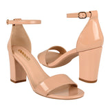 SANDALIAS DAMA STYLO 33801 CHAROL BEIGE