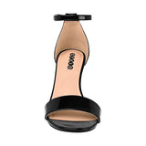 SANDALIAS STYLO MUJER 33815 CHAROL NEGRO