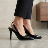 TACONES STYLO MUJER 28536 CHAROL NEGRO