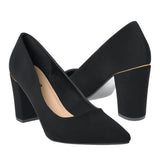 TACONES STYLO MUJER 357001 SUEDE NEGRO