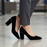 TACONES STYLO MUJER 357001 SUEDE NEGRO