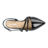 TACONES DAMA STYLO 35503 CHAROL NEGRO