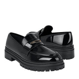 MOCASINES DAMA STYLO 30301 CHAROL NEGRO