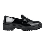 MOCASINES DAMA STYLO 30301 CHAROL NEGRO