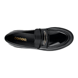 MOCASINES DAMA STYLO 30301 CHAROL NEGRO