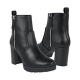 BOTINES DAMA STYLO 36802 SIMIPIEL NEGRO