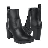 BOTINES DAMA STYLO 36802 SIMIPIEL NEGRO