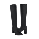 BOTAS DAMA STYLO 31103 SUEDE NEGRO