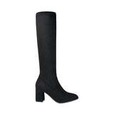 BOTAS DAMA STYLO 31103 SUEDE NEGRO