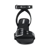 SANDALIAS DAMA STYLO 38603 SIMIPIEL NEGRO