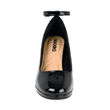 TACONES STYLO MUJER 40602 CHAROL NEGRO