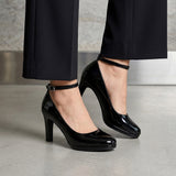 TACONES STYLO MUJER 40602 CHAROL NEGRO