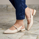 ZAPATOS STYLO MUJER 408005 SIMIPIEL BLANCO