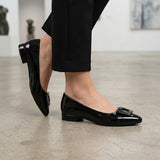 ZAPATOS CASUALES STYLO MUJER 408002 CHAROL NEGRO