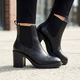 BOTINES STYLO MUJER 40001 SIMIPIEL NEGRO