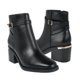 BOTINES STYLO MUJER 39901 SIMIPIEL NEGRO