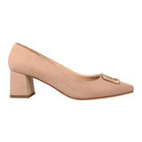 TACONES MUJER STYLO 413008 SUEDE BEIGE