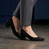 TACONES STYLO MUJER 413008 SUEDE NEGRO
