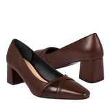 TACONES STYLO MUJER 413007 SIMIPIEL CAFÉ