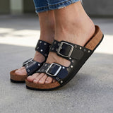 SANDALIAS STYLO MUJER 45801 SIMIPIEL NEGRO