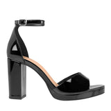 SANDALIAS STYLO MUJER 44101 CHAROL NEGRO