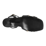 SANDALIAS STYLO MUJER 22813 SIMIPIEL NEGRO