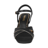 SANDALIAS STYLO MUJER 22813 SIMIPIEL NEGRO