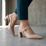 TACONES STYLO MUJER 547002 CHAROL BEIGE