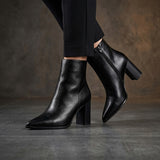 BOTINES STYLO MUJER 550001 SIMIPIEL NEGRO