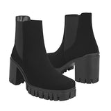 BOTINES DAMA STYLO 7502 SUEDE NEGRO