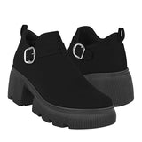 BOTINES DAMA STYLO 71116 SUEDE NEGRO
