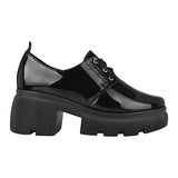 BOTINES DAMA STYLO 71165 CHAROL NEGRO