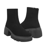 BOTINES DAMA STYLO 71034 SUEDE NEGRO