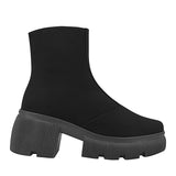 BOTINES DAMA STYLO 71034 SUEDE NEGRO