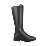 BOTAS DAMA STYLO 68112 SIMIPIEL NEGRO