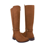 BOTAS DAMA STYLO 68112 SUEDE CAFÉ