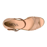 CUÑAS DAMA SIENA 21074 SUEDE BEIGE