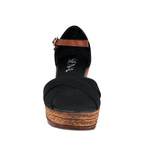 CUÑAS DAMA SIENA 21074 SUEDE NEGRO