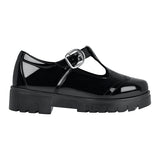 ZAPATOS CASUALES DAMA SIENA 5000 CHAROL NEGRO