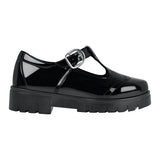 ZAPATOS CASUALES DAMA SIENA 5000 CHAROL NEGRO