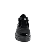 ZAPATOS CASUALES DAMA SIENA 5000 CHAROL NEGRO