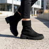 BOTINES MUJER SIENA 96169 SUEDE NEGRO