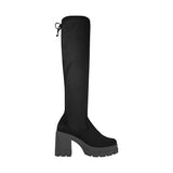 BOTAS SIENA MUJER 7160 SUEDE NEGRO