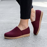 ZAPATOS SIENA MUJER 99130 TEXTIL VINO