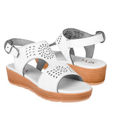 SANDALIAS SIENA MUJER 9711 SIMIPIEL BLANCO