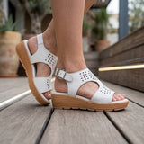 SANDALIAS SIENA MUJER 9711 SIMIPIEL BLANCO