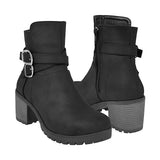 BOTINES SIENA MUJER 30134 SUEDE NEGRO