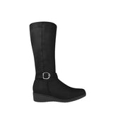 BOTAS SIENA MUJER 4132 SUEDE NEGRO